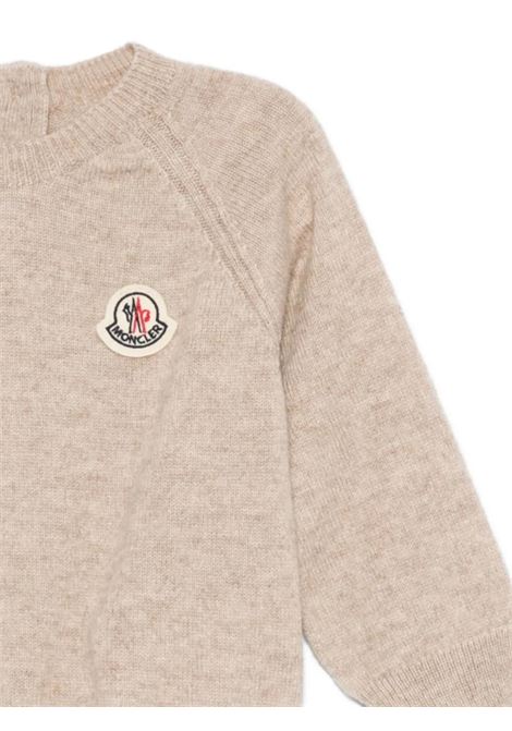 Maglione Girocollo In Cashmere Cachi MONCLER ENFANT | 951-9C00001 M1223230